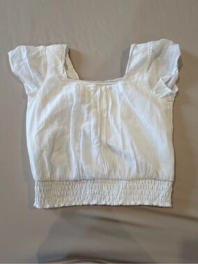 Abercrombie Kids Girls White Summer Blouse Size 15/16